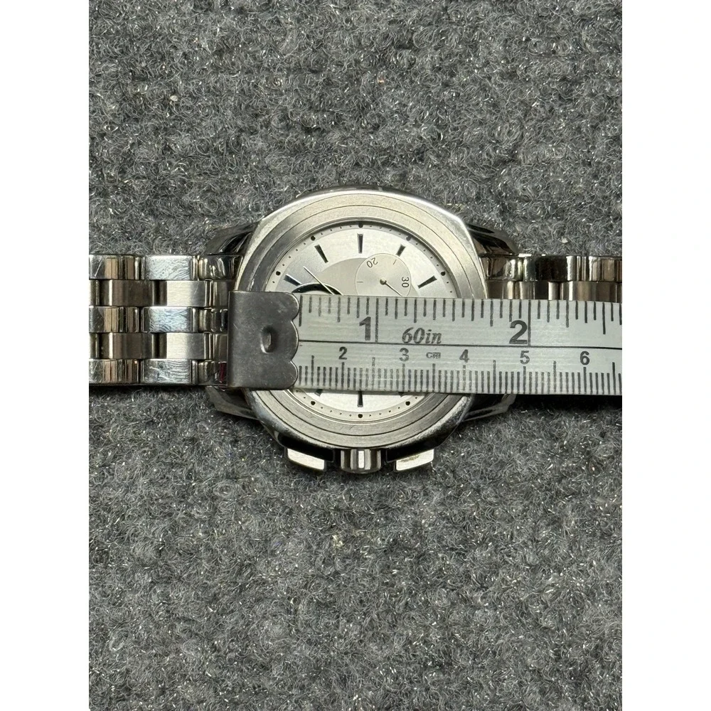 Balmain Watch Madrigal Chronograph Quartz Mens Silver Dial 44mm 5341